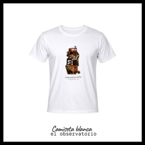 Camiseta blanca El Observatorio – FUNAMBULISTA