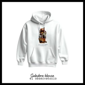 Sudadera blanca El Observatorio – FUNAMBULISTA